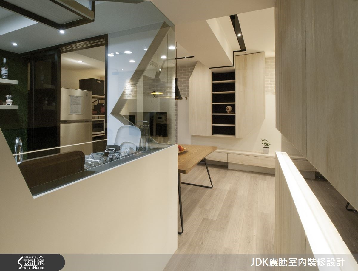 25坪新成屋(5年以下)＿北歐風餐廳案例圖片＿震騰室內裝修設計工程有限公司＿震騰_12之35