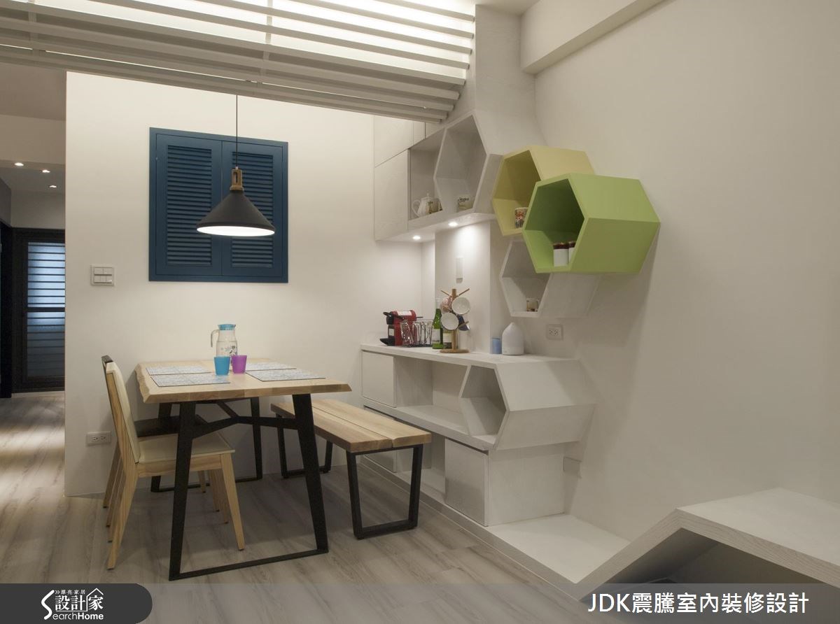 22坪老屋(16~30年)＿北歐風餐廳案例圖片＿震騰室內裝修設計工程有限公司＿震騰_14之12