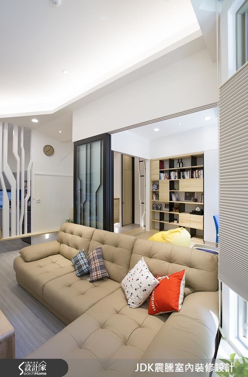 35坪中古屋(5~15年)＿現代風客廳案例圖片＿震騰室內裝修設計工程有限公司＿震騰_15之5