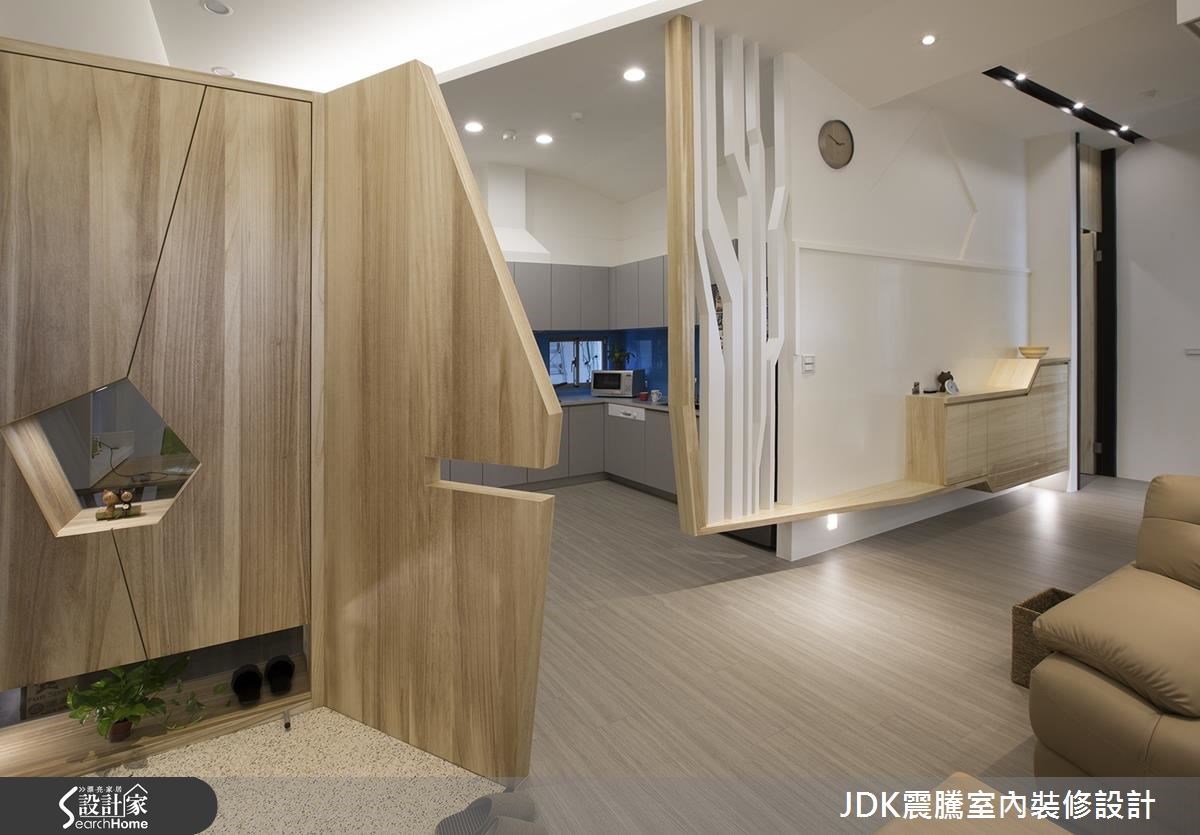 35坪中古屋(5~15年)＿現代風玄關案例圖片＿震騰室內裝修設計工程有限公司＿震騰_15之9