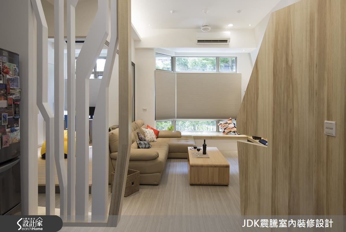 35坪中古屋(5~15年)＿現代風客廳餐廳案例圖片＿震騰室內裝修設計工程有限公司＿震騰_15之12