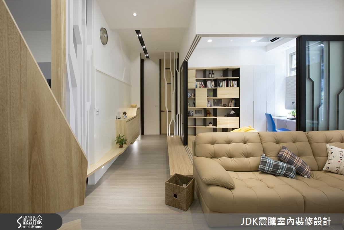35坪中古屋(5~15年)＿現代風書房案例圖片＿震騰室內裝修設計工程有限公司＿震騰_15之20
