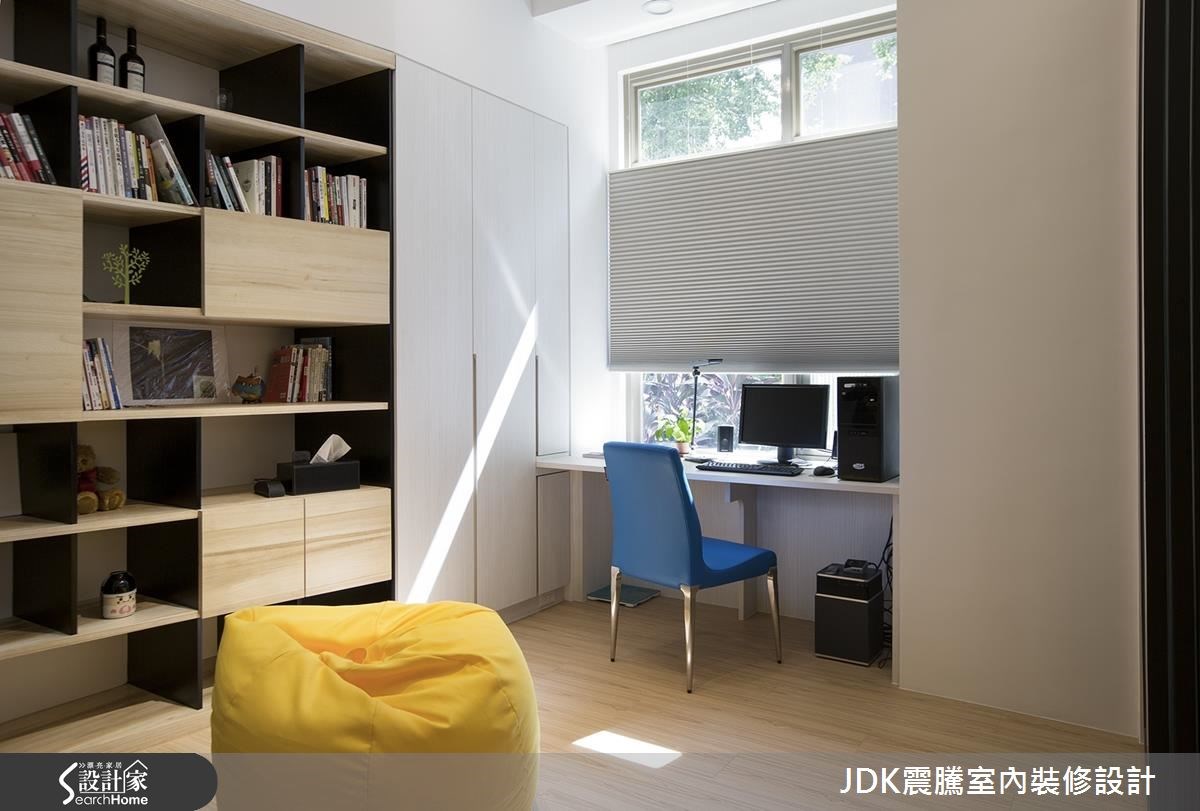 35坪中古屋(5~15年)＿現代風書房案例圖片＿震騰室內裝修設計工程有限公司＿震騰_15之28