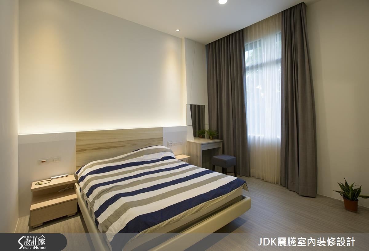35坪中古屋(5~15年)＿現代風臥室案例圖片＿震騰室內裝修設計工程有限公司＿震騰_15之37
