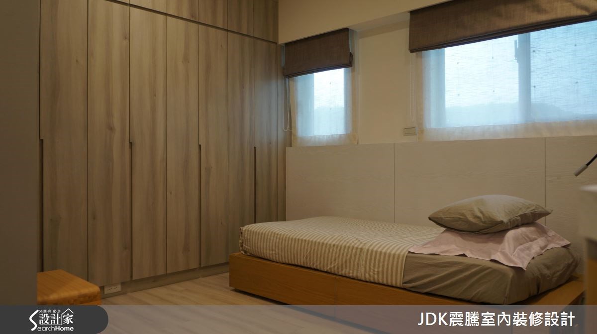 8坪新成屋(5年以下)＿簡約風臥室案例圖片＿震騰室內裝修設計工程有限公司＿震騰_16之12