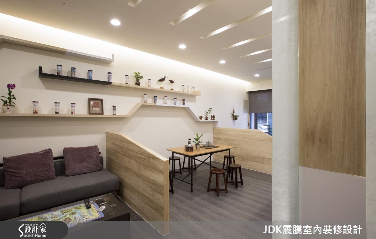 120坪老屋(16~30年)＿休閒風客廳餐廳案例圖片＿震騰室內裝修設計工程有限公司＿震騰_17之8