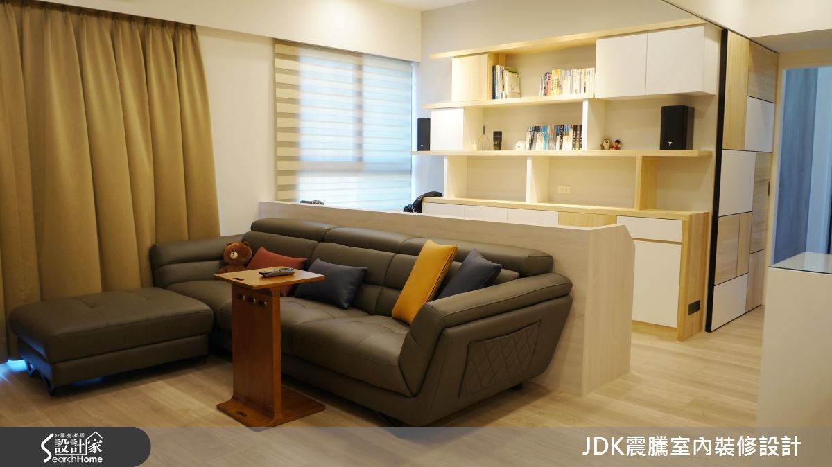 26坪新成屋(5年以下)＿北歐風客廳案例圖片＿震騰室內裝修設計工程有限公司＿震騰_18之9