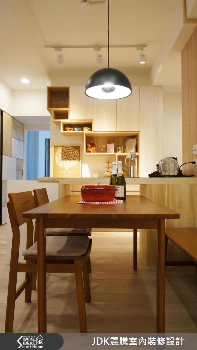 26坪新成屋(5年以下)＿北歐風餐廳案例圖片＿震騰室內裝修設計工程有限公司＿震騰_18之17
