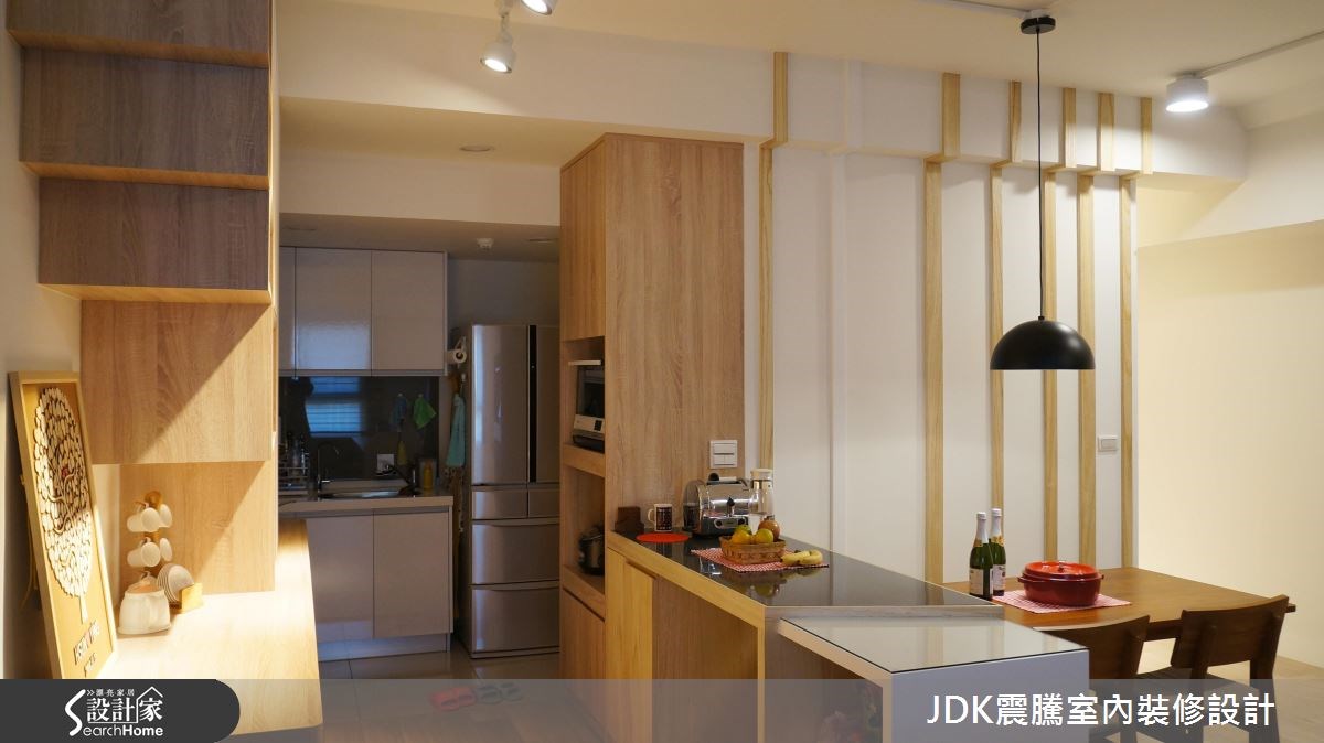 26坪新成屋(5年以下)＿北歐風餐廳廚房案例圖片＿震騰室內裝修設計工程有限公司＿震騰_18之19