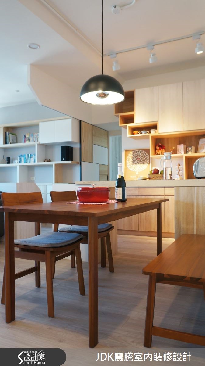 26坪新成屋(5年以下)＿北歐風餐廳案例圖片＿震騰室內裝修設計工程有限公司＿震騰_18之18