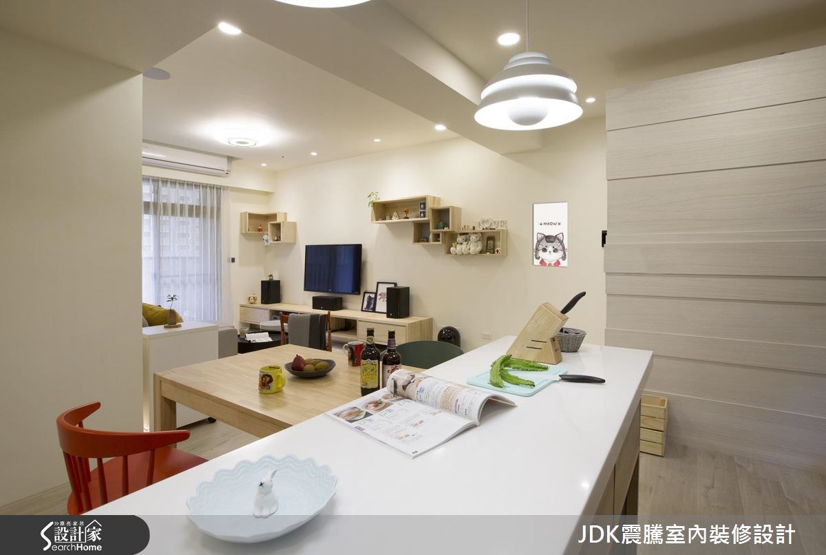 22坪新成屋(5年以下)＿現代風客廳餐廳案例圖片＿震騰室內裝修設計工程有限公司＿震騰_19之27