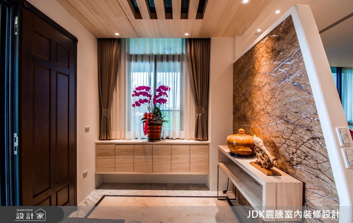 150坪新成屋(5年以下)＿現代風玄關案例圖片＿震騰室內裝修設計工程有限公司＿震騰_20之2