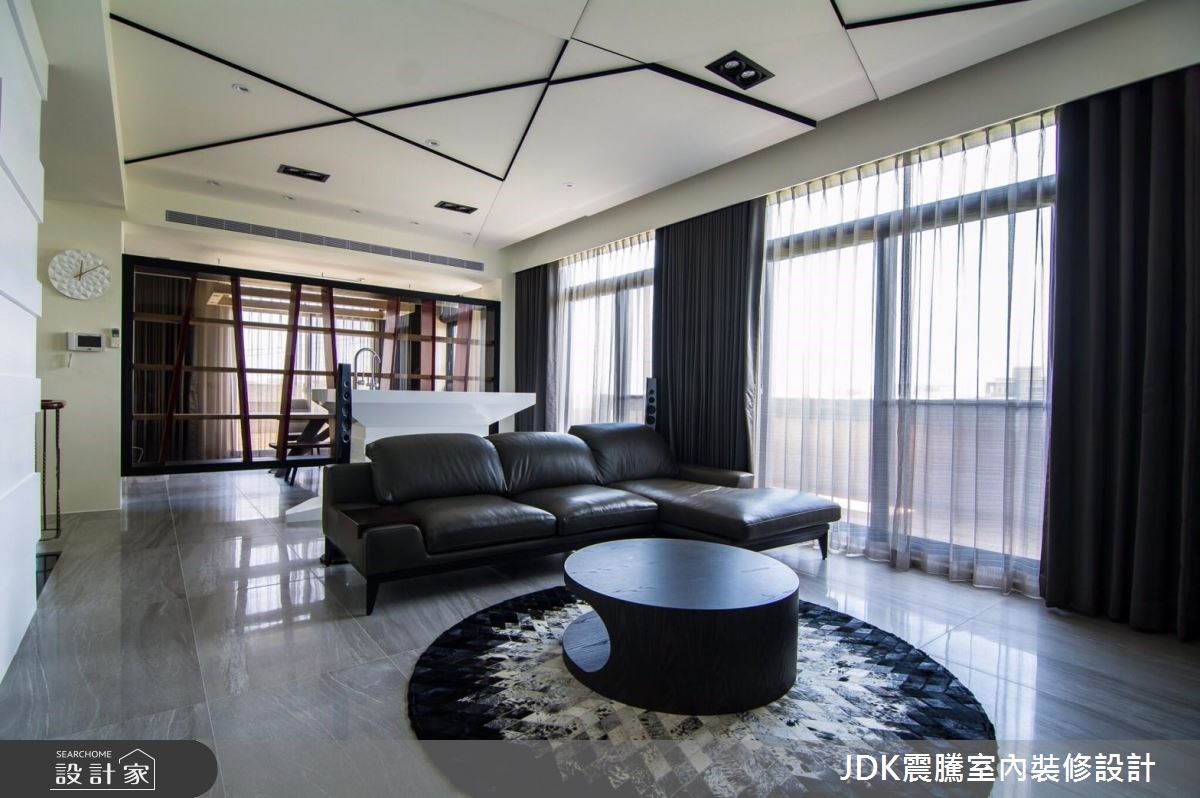 150坪新成屋(5年以下)＿現代風客廳案例圖片＿震騰室內裝修設計工程有限公司＿震騰_20之16