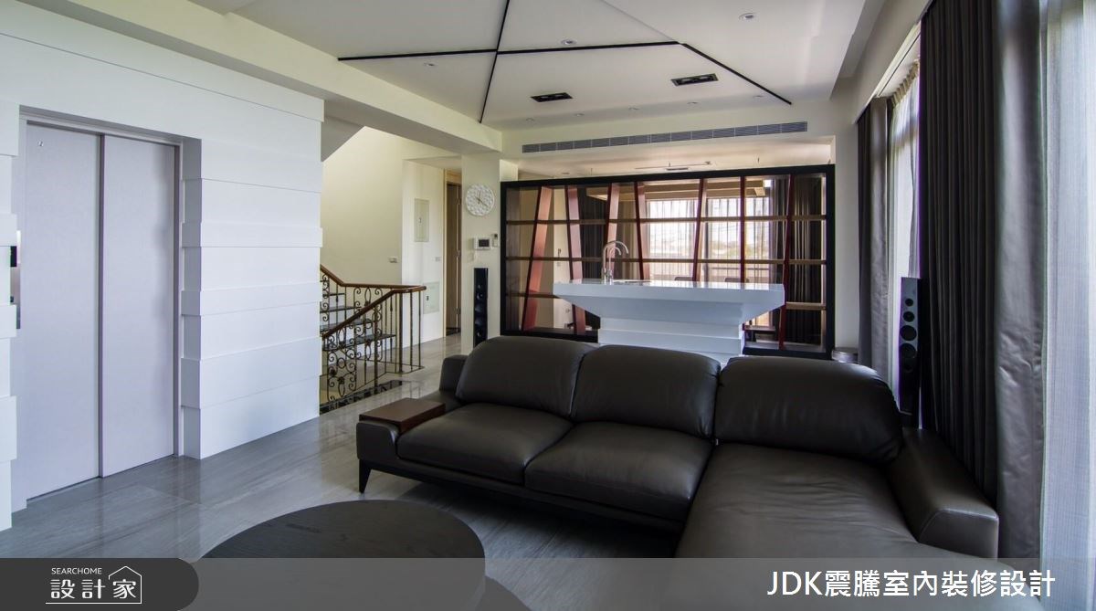 150坪新成屋(5年以下)＿現代風客廳吧檯案例圖片＿震騰室內裝修設計工程有限公司＿震騰_20之17