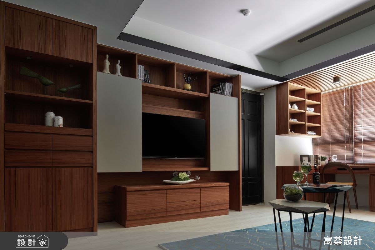 20坪新成屋(5年以下)＿休閒風客廳案例圖片＿寓朵設計＿寓朵_28之4