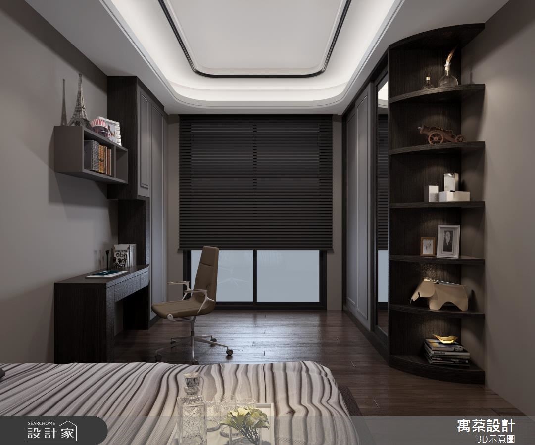 80坪新成屋(5年以下)＿奢華風臥室案例圖片＿寓朵設計＿寓朵_32之8