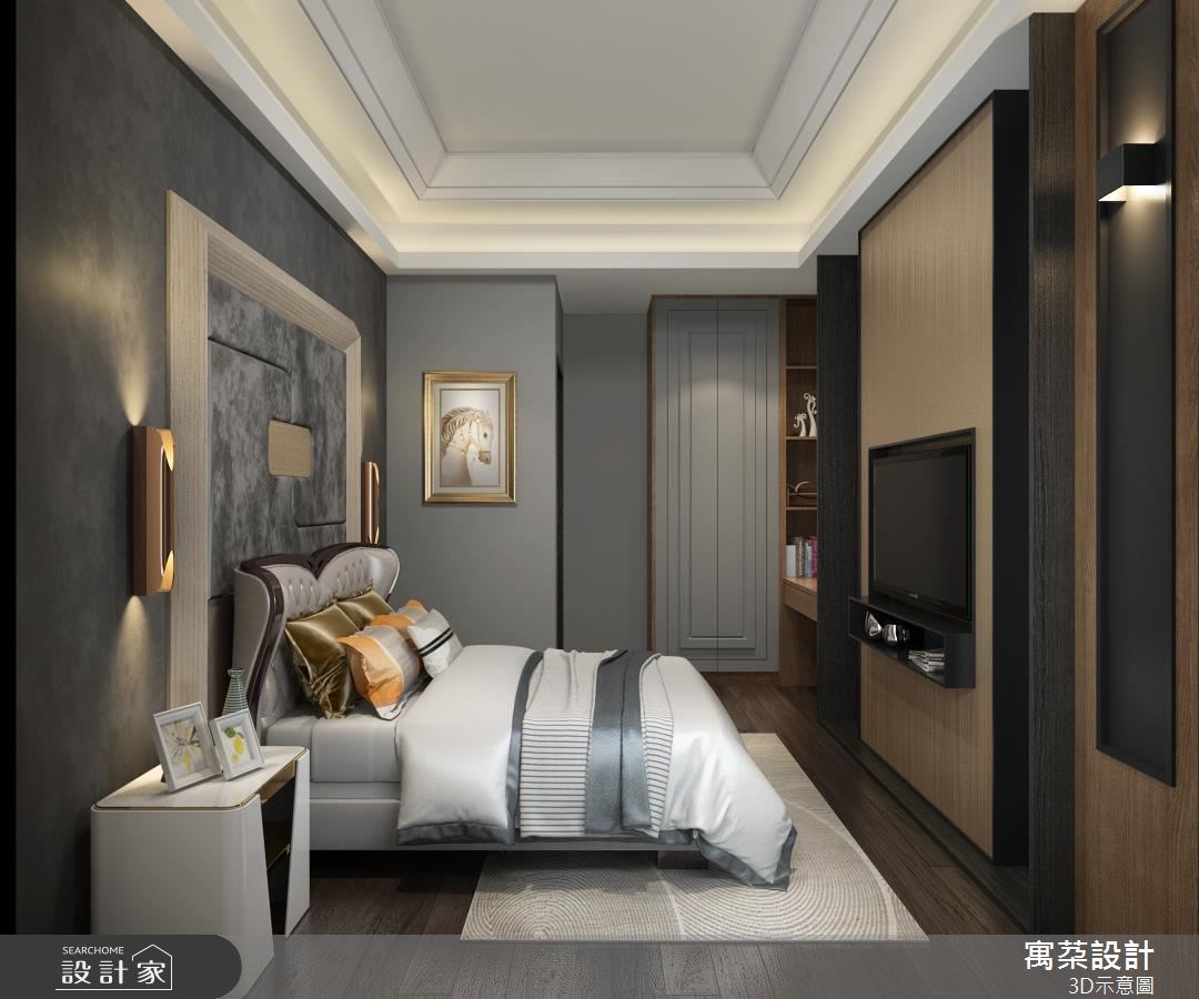 80坪新成屋(5年以下)＿奢華風臥室案例圖片＿寓朵設計＿寓朵_32之9