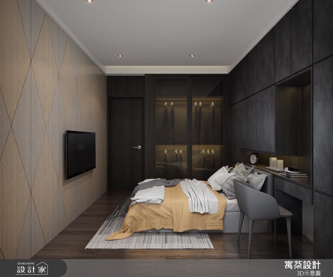 80坪新成屋(5年以下)＿奢華風臥室案例圖片＿寓朵設計＿寓朵_32之10