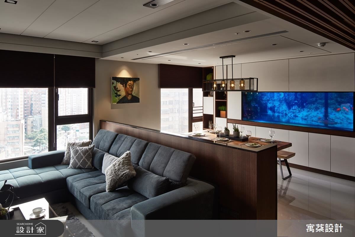 40坪新成屋(5年以下)＿現代風客廳餐廳案例圖片＿寓朵設計＿寓朵_33之6