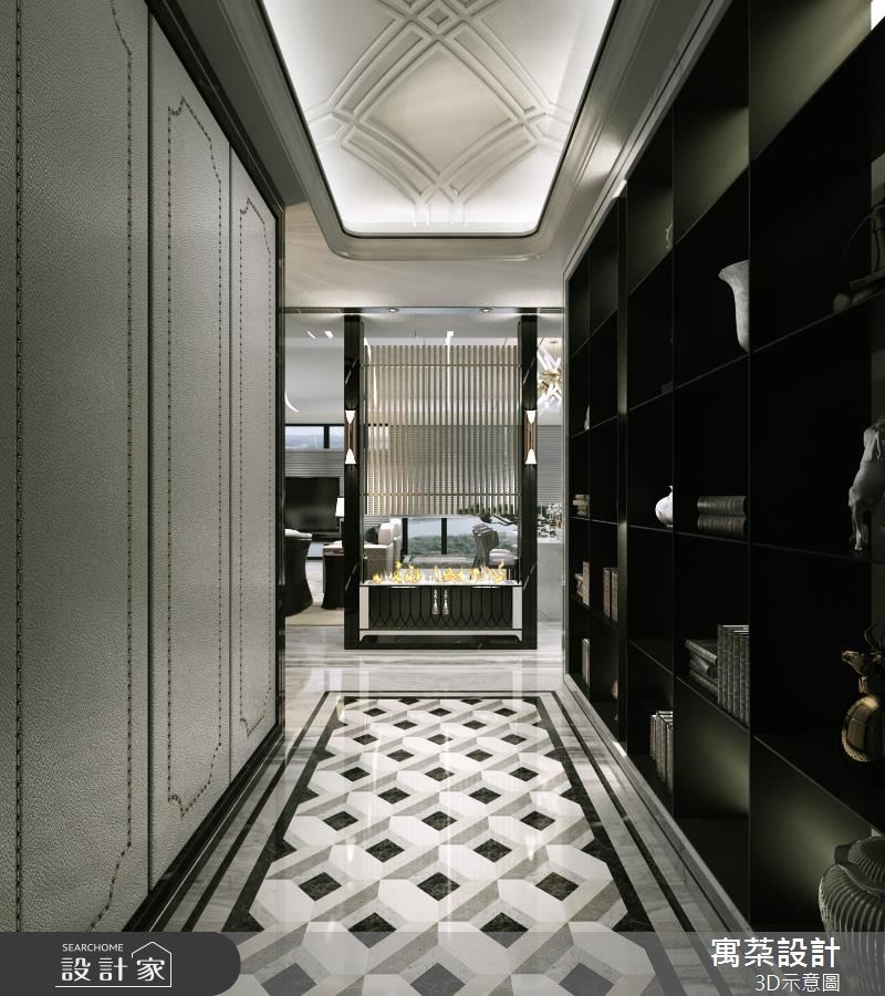 80坪新成屋(5年以下)＿新中式風玄關案例圖片＿寓朵設計＿寓朵_34之1