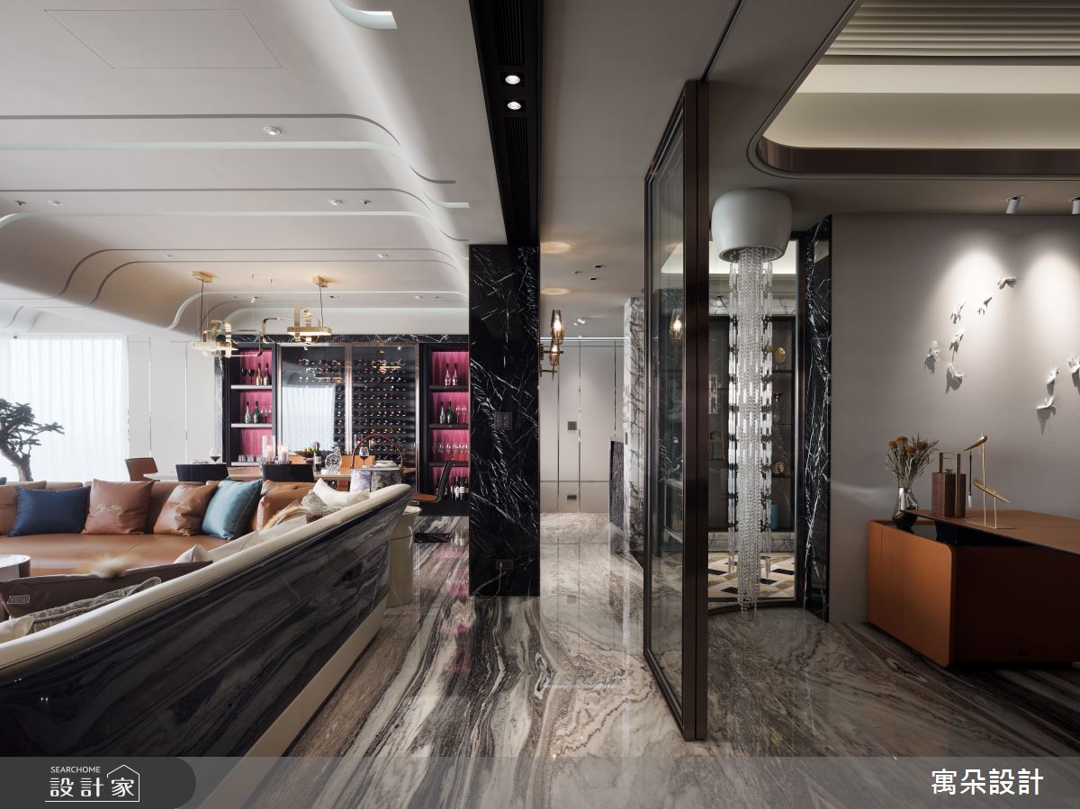 100坪新成屋(5年以下)＿新中式風客廳案例圖片＿寓朵設計＿寓朵_39之3