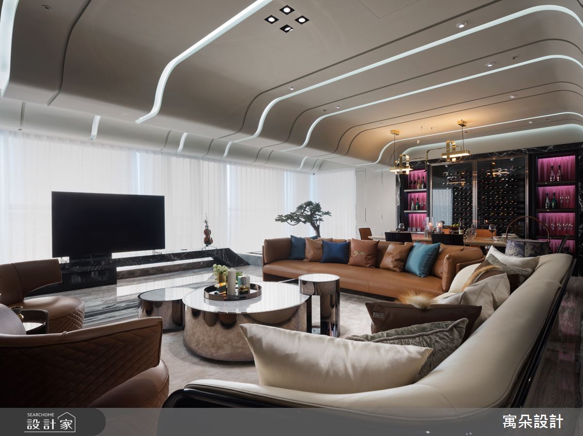 100坪新成屋(5年以下)＿新中式風客廳案例圖片＿寓朵設計＿寓朵_39之7