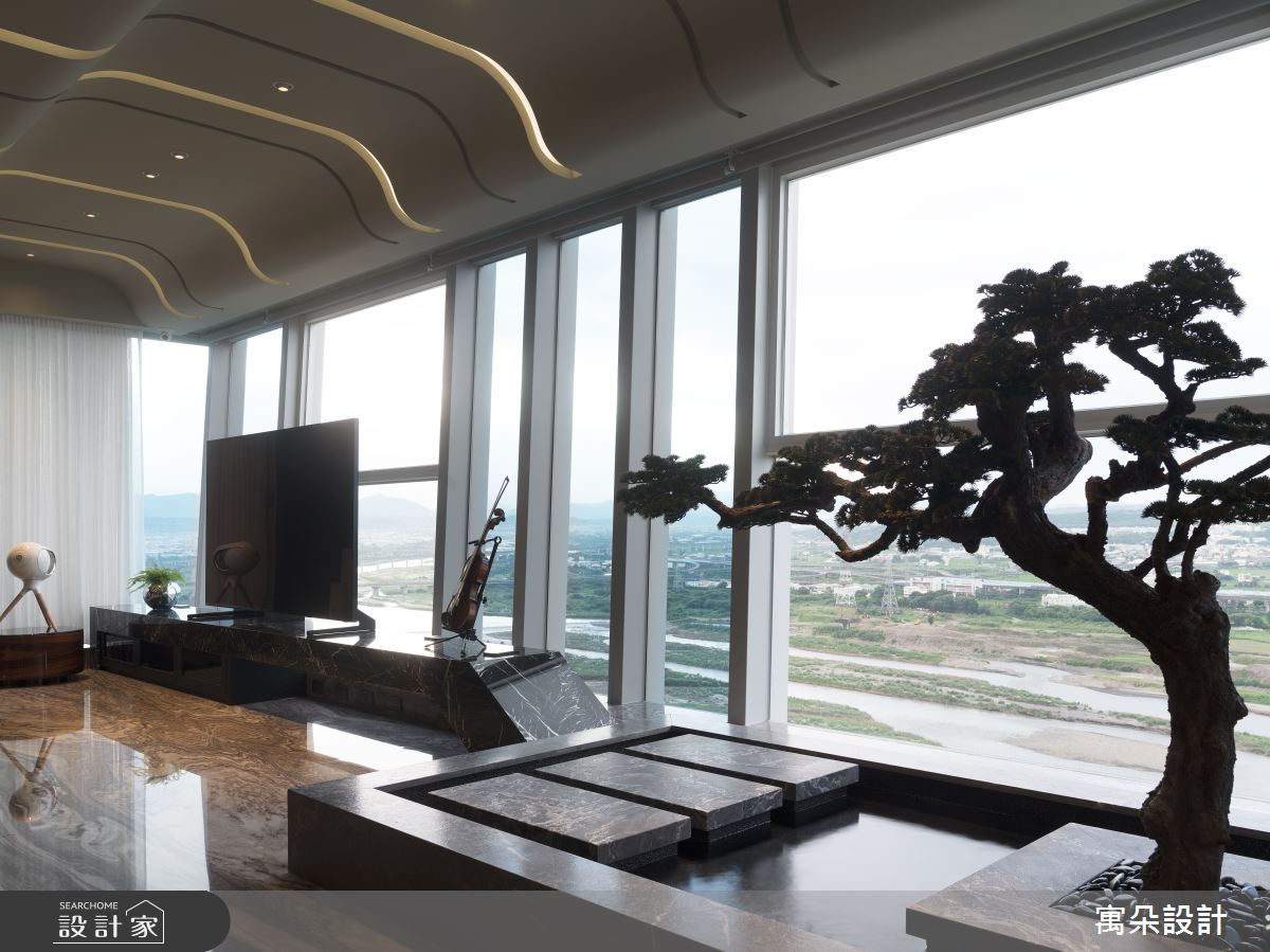 100坪新成屋(5年以下)＿新中式風客廳案例圖片＿寓朵設計＿寓朵_39之13