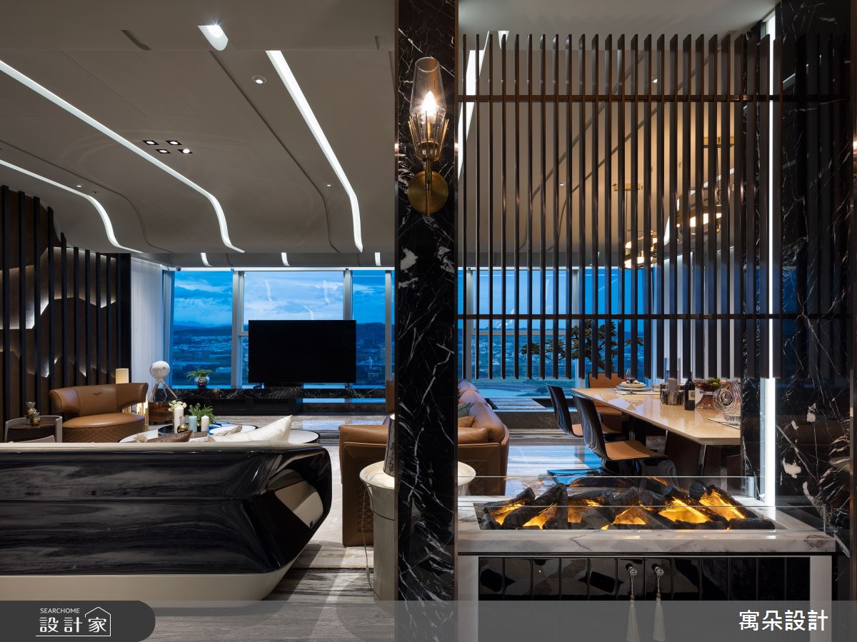 100坪新成屋(5年以下)＿新中式風客廳案例圖片＿寓朵設計＿寓朵_39之14