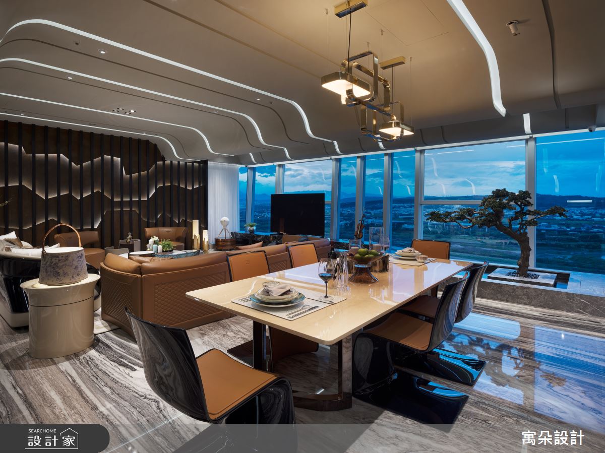 100坪新成屋(5年以下)＿新中式風餐廳案例圖片＿寓朵設計＿寓朵_39之17