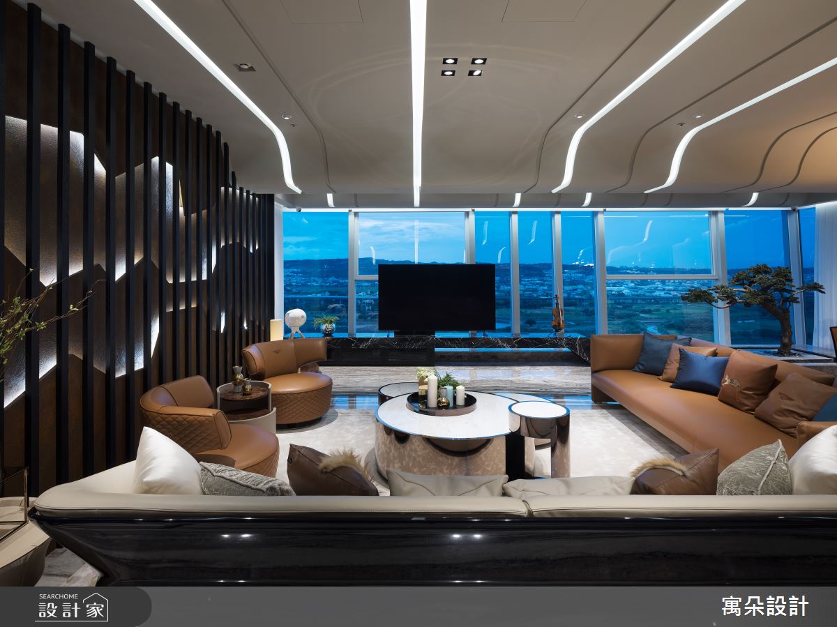 100坪新成屋(5年以下)＿新中式風客廳案例圖片＿寓朵設計＿寓朵_39之15