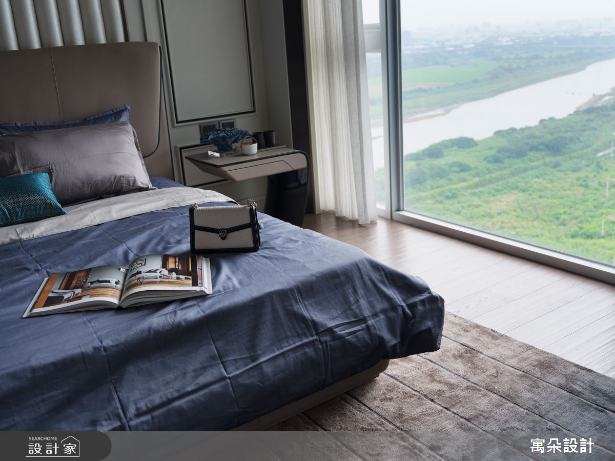 100坪新成屋(5年以下)＿新中式風臥室案例圖片＿寓朵設計＿寓朵_39之22