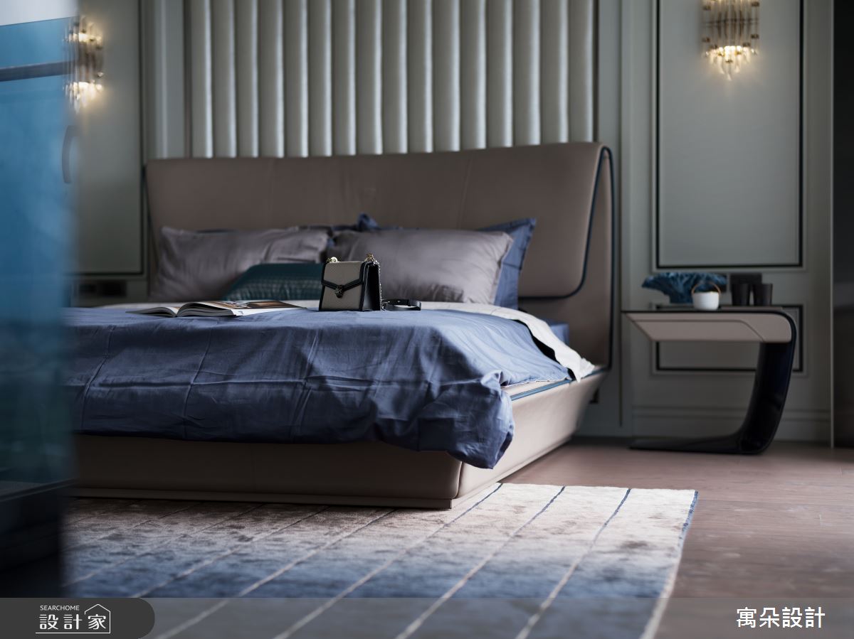 100坪新成屋(5年以下)＿新中式風臥室案例圖片＿寓朵設計＿寓朵_39之23