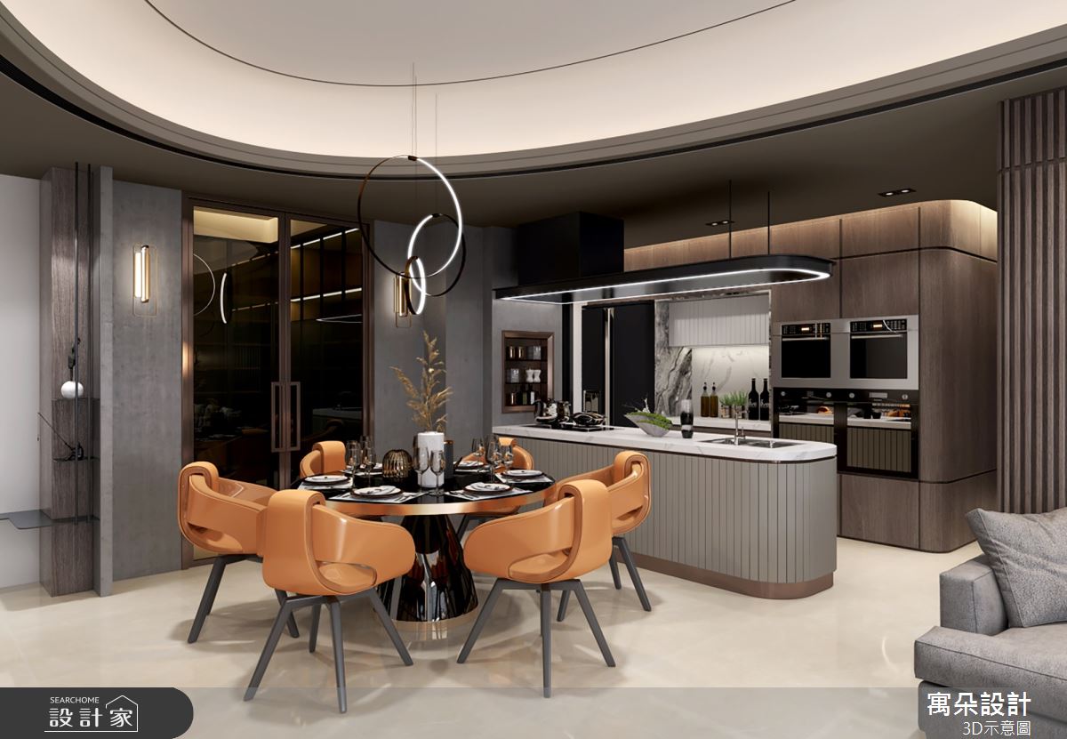 56坪新成屋(5年以下)＿新古典客廳案例圖片＿寓朵設計＿寓朵_40之4