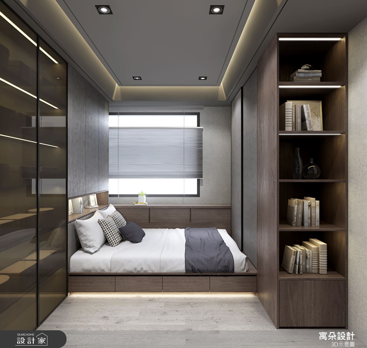 56坪新成屋(5年以下)＿新古典臥室案例圖片＿寓朵設計＿寓朵_40之10