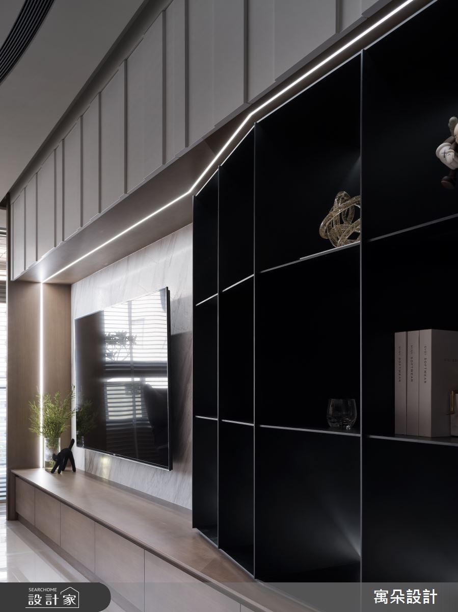 42坪新成屋(5年以下)＿混搭風客廳案例圖片＿寓朵設計＿寓朵_42之9