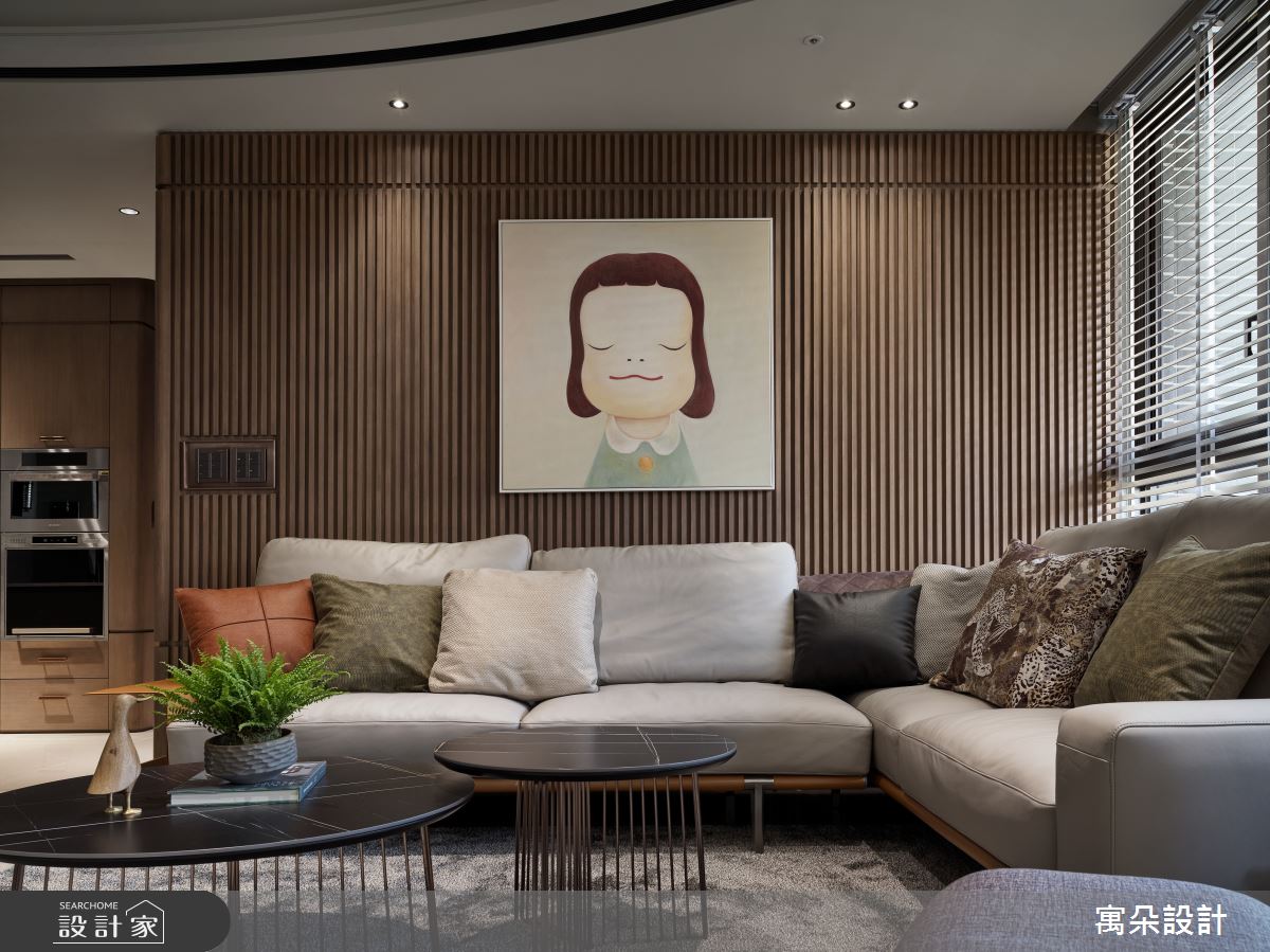 42坪新成屋(5年以下)＿混搭風客廳案例圖片＿寓朵設計＿寓朵_42之10