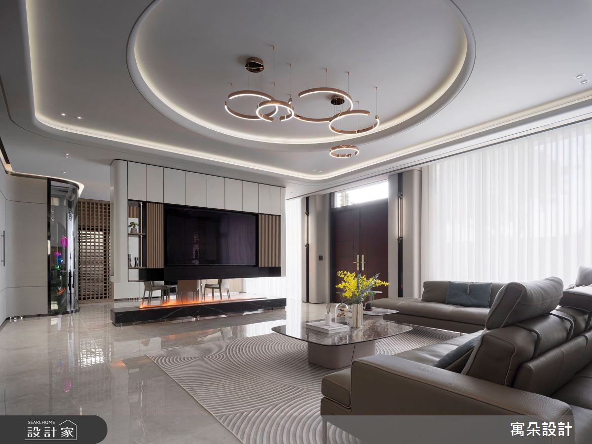 270坪毛胚屋＿現代風玄關客廳案例圖片＿寓朵設計＿寓朵_43之31