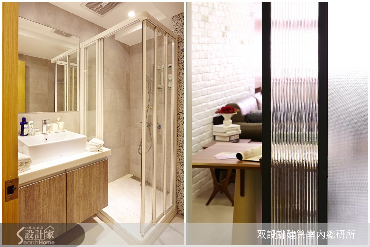 20坪老屋(16~30年)＿北歐風客廳浴室案例圖片＿双設計建築室內總研所＿双設計_01之11