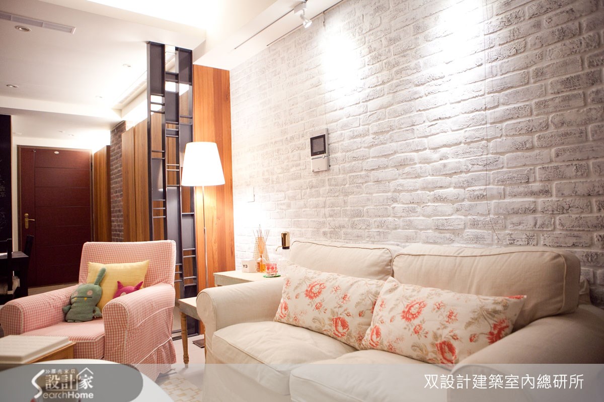 22坪新成屋(5年以下)＿鄉村風客廳案例圖片＿双設計建築室內總研所＿双設計_03之5