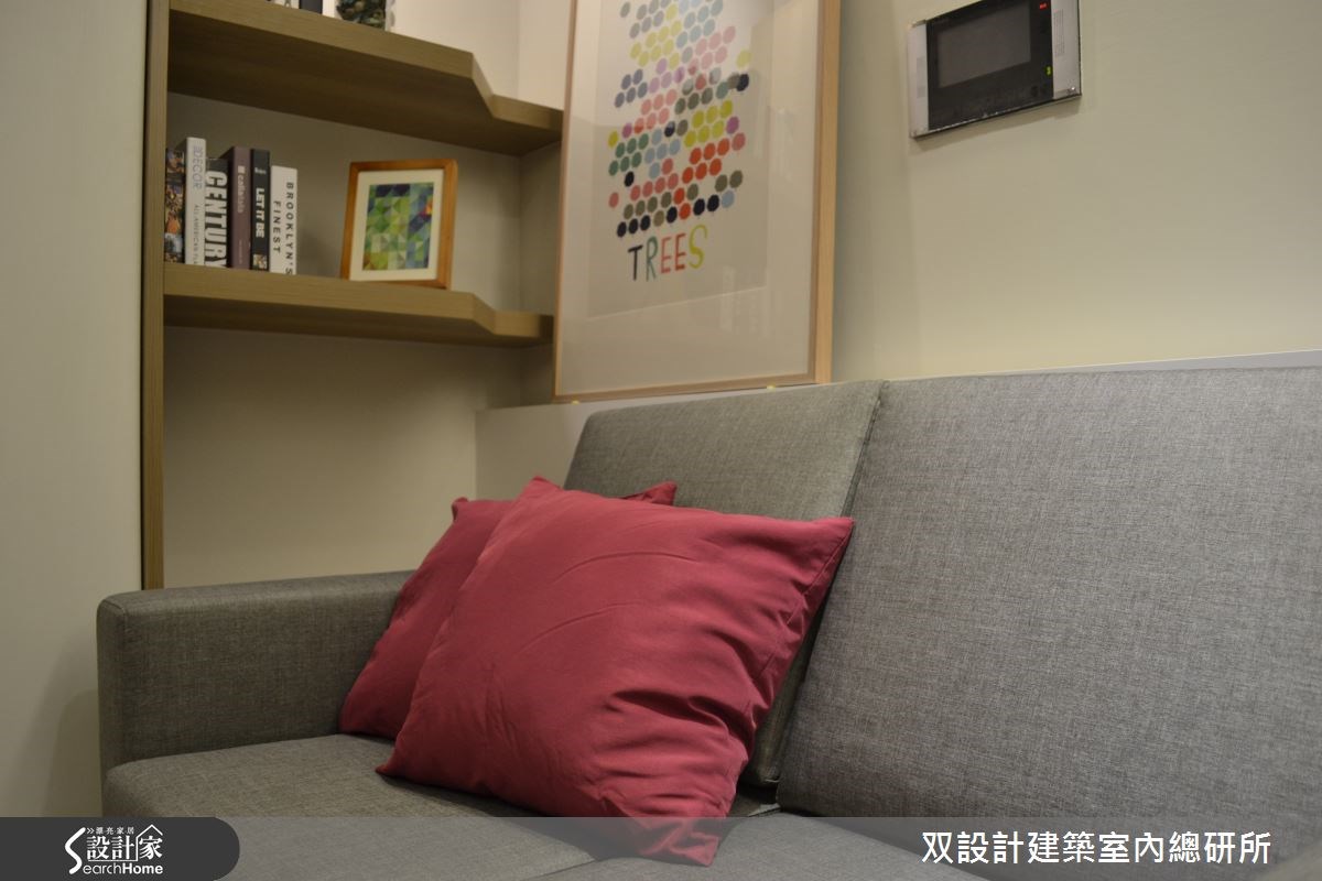 10坪新成屋(5年以下)＿北歐風客廳案例圖片＿双設計建築室內總研所＿双設計_04之5