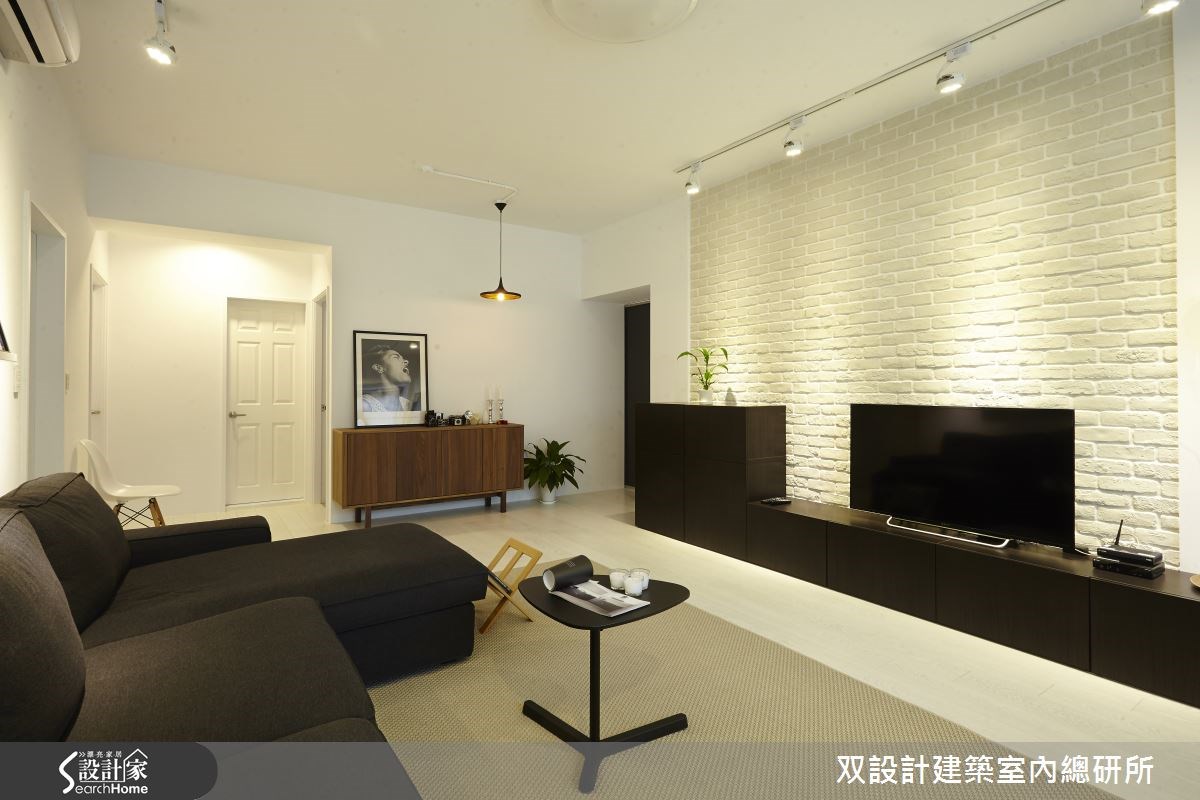 45坪新成屋(5年以下)＿工業風客廳案例圖片＿双設計建築室內總研所＿双設計_05之1