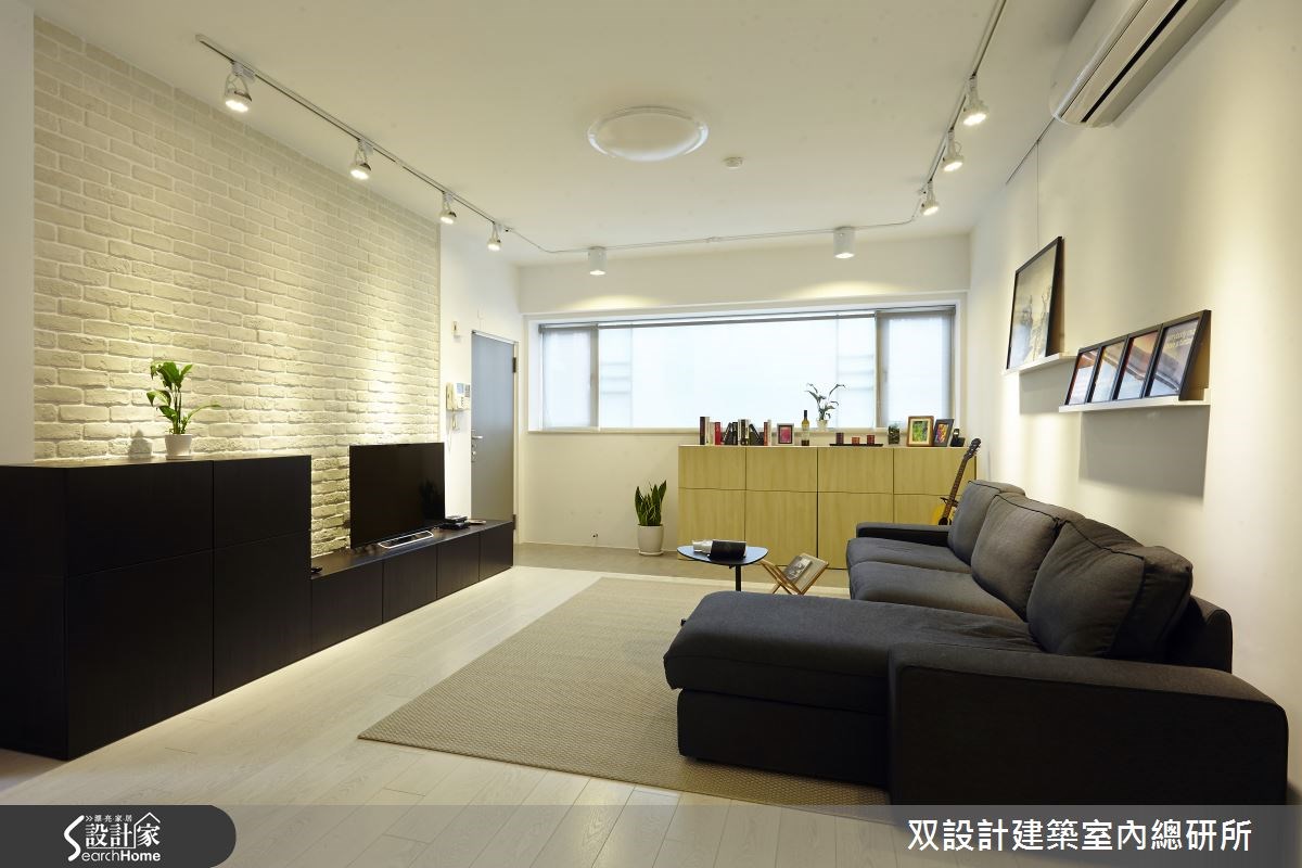 45坪新成屋(5年以下)＿工業風客廳案例圖片＿双設計建築室內總研所＿双設計_05之3