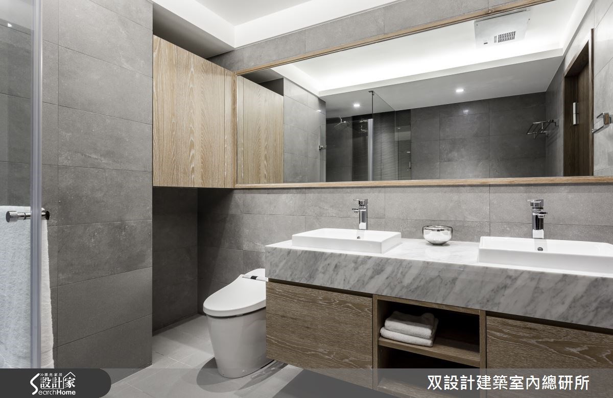 60坪新成屋(5年以下)＿現代風浴室案例圖片＿双設計建築室內總研所＿双設計_07之22