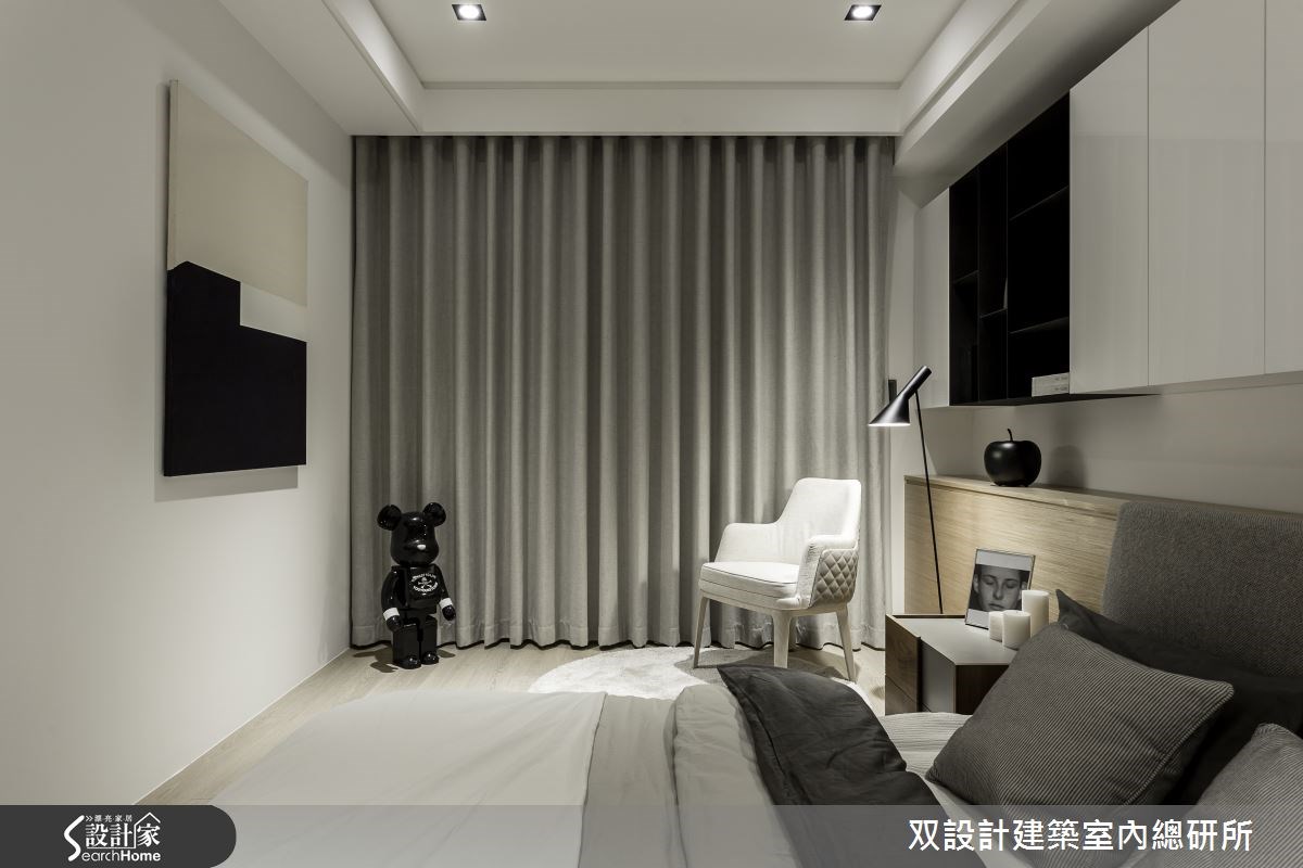 60坪新成屋(5年以下)＿現代風臥室案例圖片＿双設計建築室內總研所＿双設計_07之25