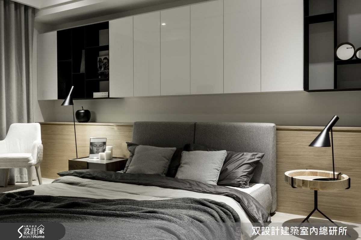 60坪新成屋(5年以下)＿現代風臥室案例圖片＿双設計建築室內總研所＿双設計_07之26