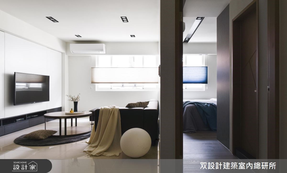 25坪中古屋(5~15年)＿現代風客廳案例圖片＿双設計建築室內總研所＿双設計_09之2
