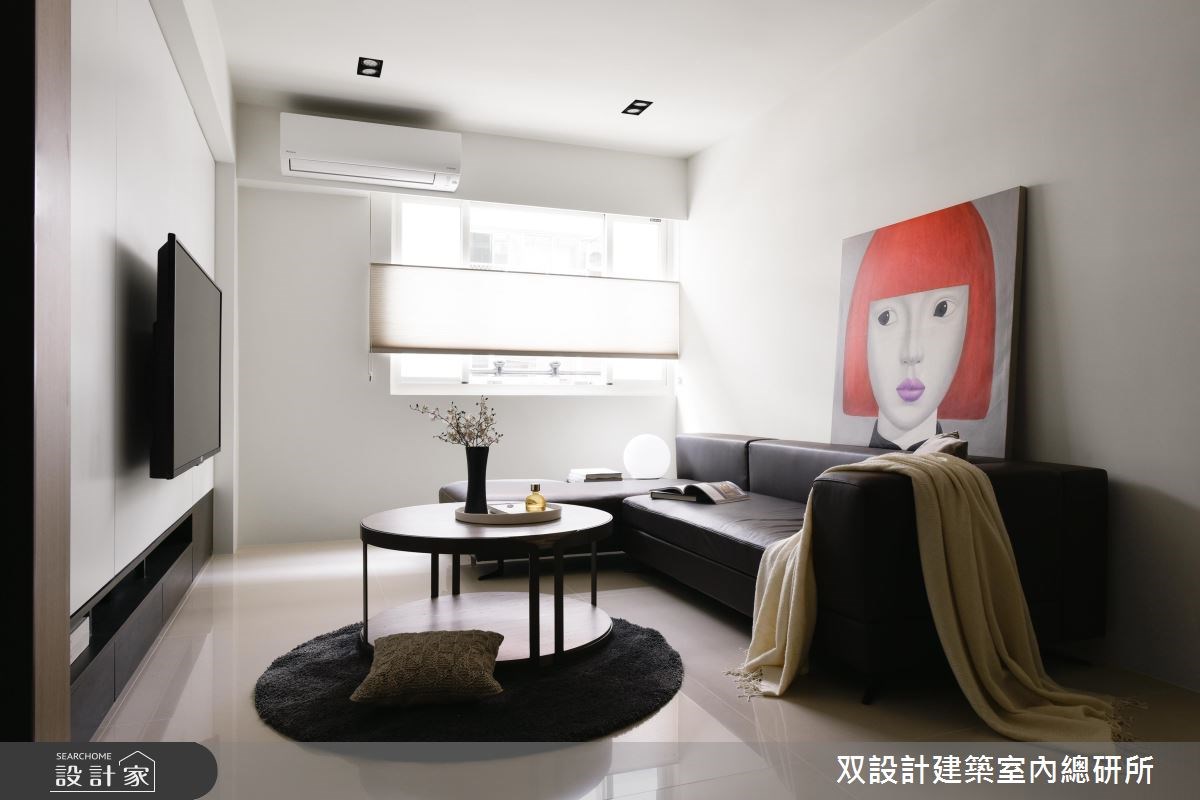 25坪中古屋(5~15年)＿現代風客廳案例圖片＿双設計建築室內總研所＿双設計_09之4
