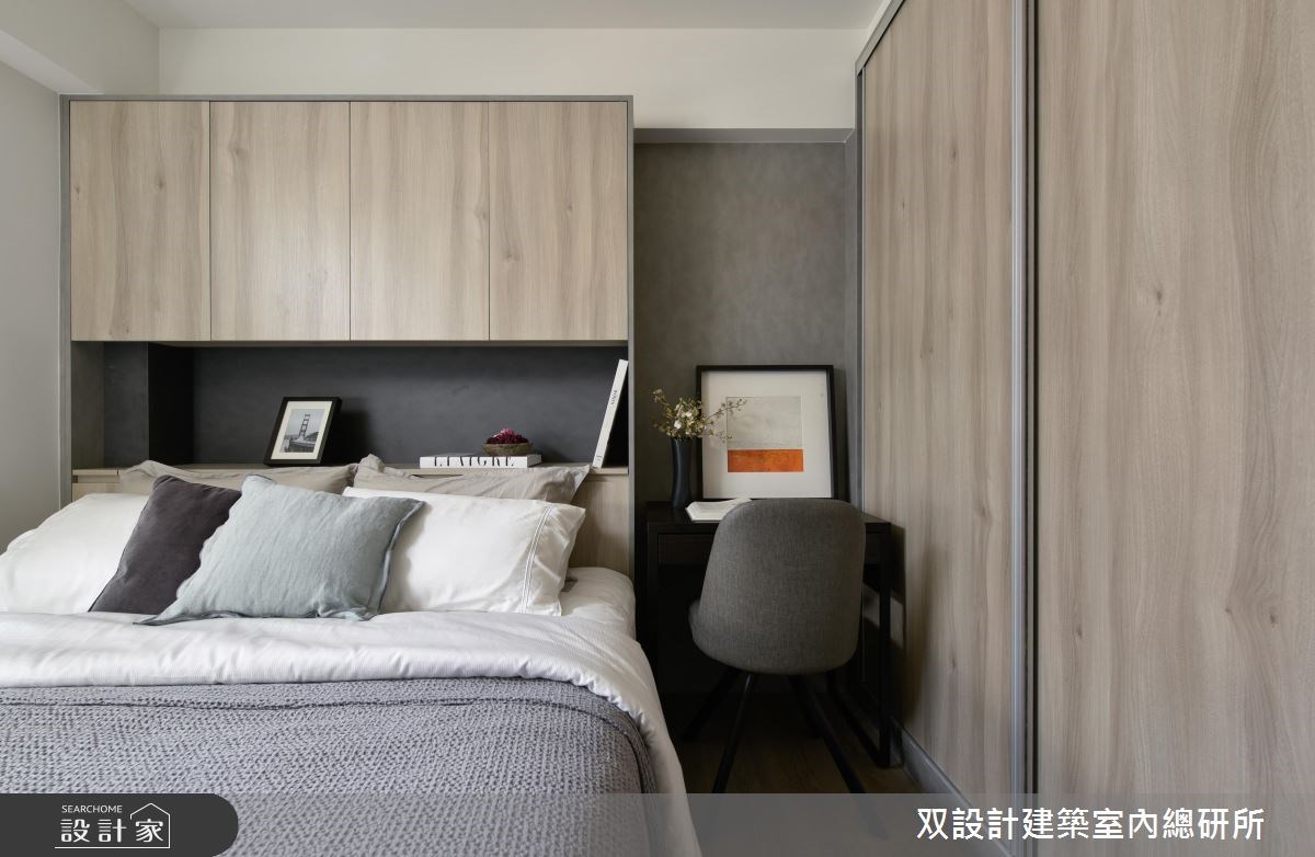 25坪中古屋(5~15年)＿現代風臥室案例圖片＿双設計建築室內總研所＿双設計_09之17