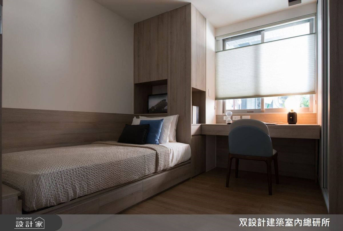 40坪新成屋(5年以下)＿現代風臥室案例圖片＿双設計建築室內總研所＿双設計_10之21
