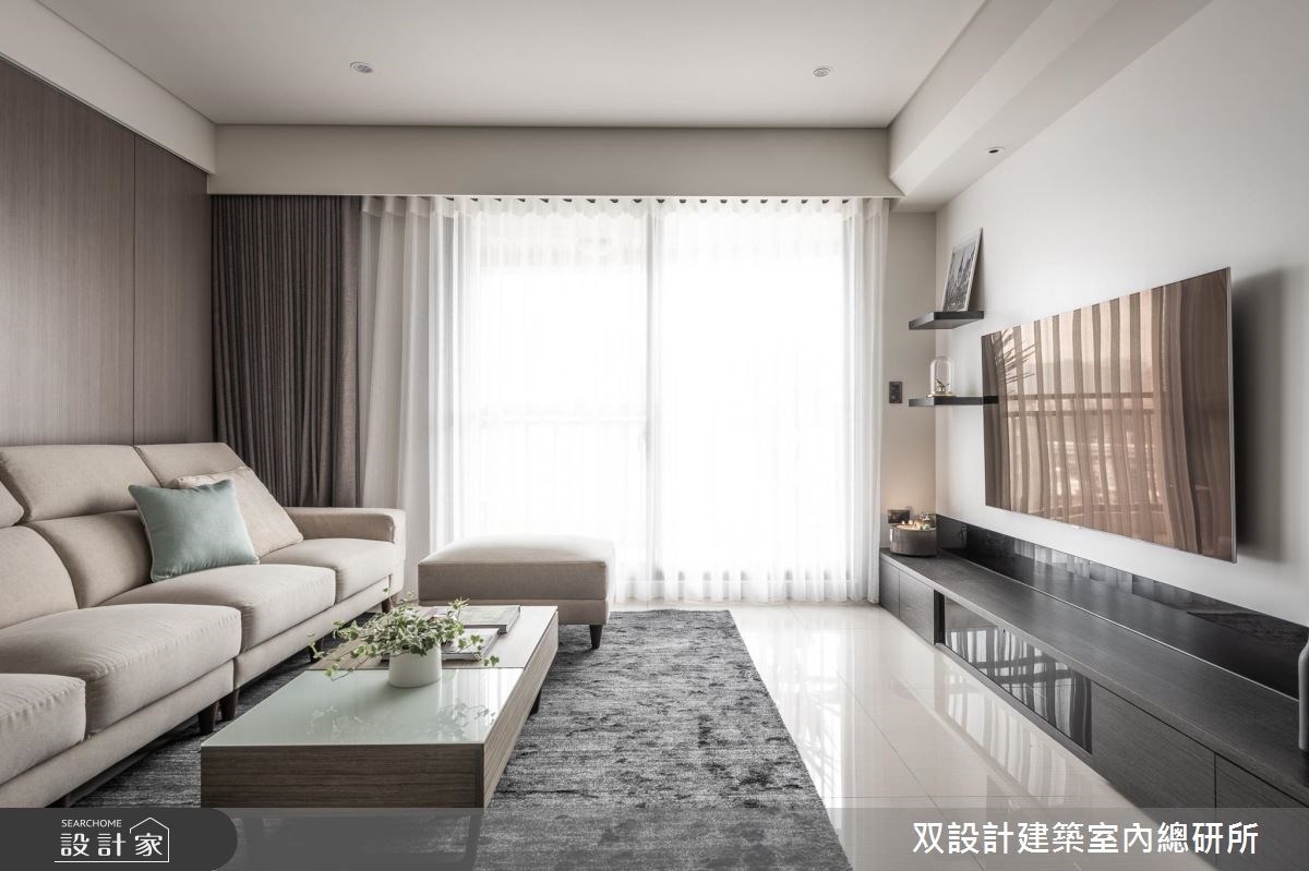 40坪新成屋(5年以下)＿現代風客廳案例圖片＿双設計建築室內總研所＿双設計_11之3